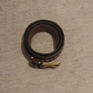 Banana Republic Dark Brown Leather Belt